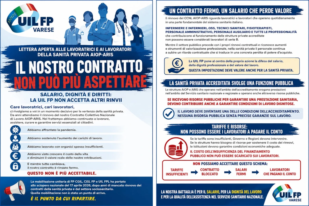Locandina del contratto